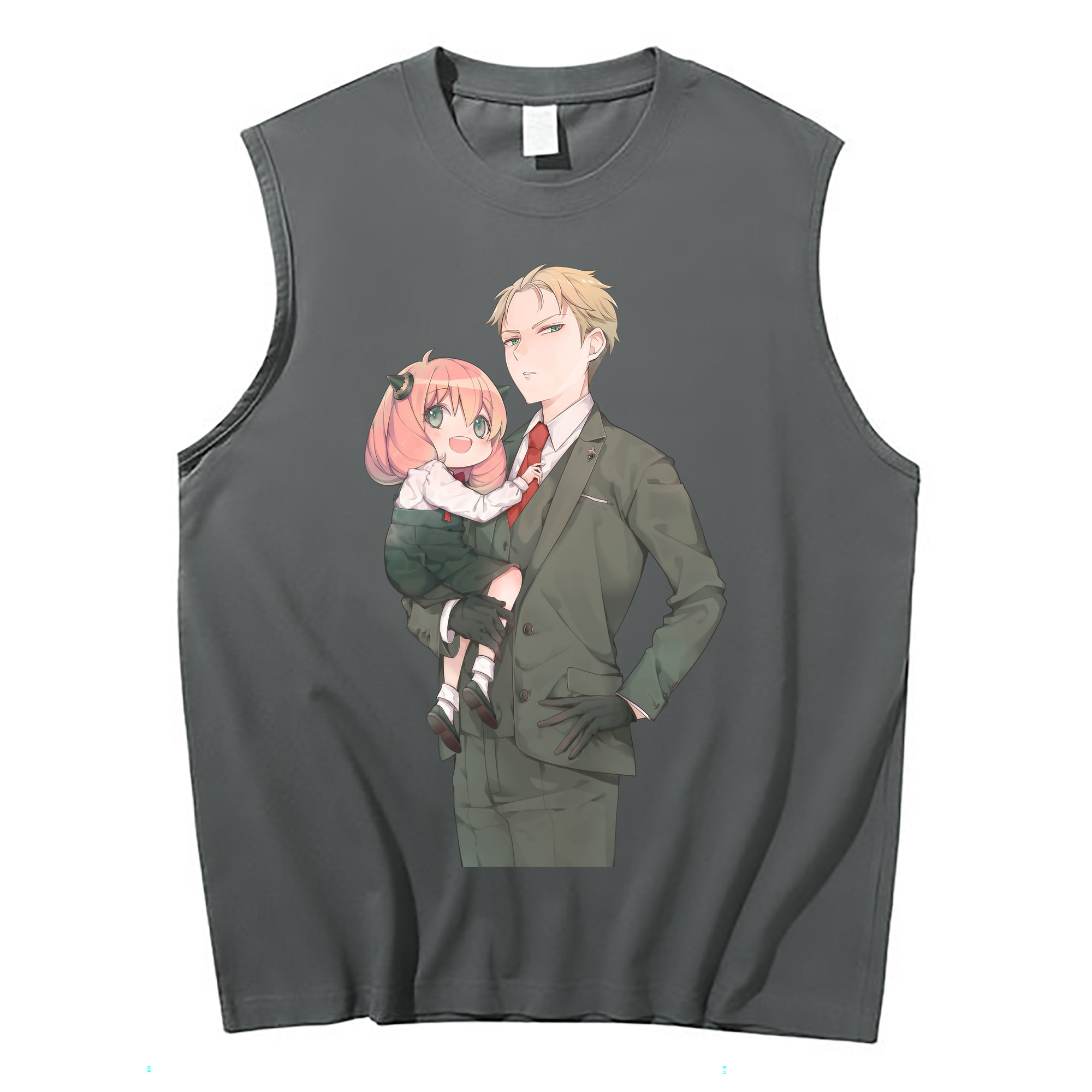 （画像用） SPY×FAMILY间谍家家酒 コットン100％タンクトップ（フロントプリント）